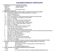 Certificates