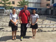 Customer visiting
