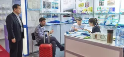 Meeting clients on the fair