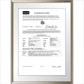 Certificates