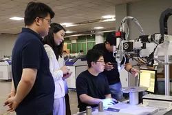 Customers visit the factory