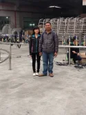 Customer visiting