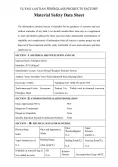 fiberglass MSDS