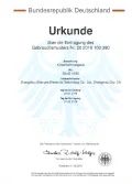 Patent Certificate