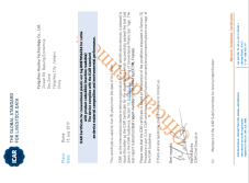 Certificates