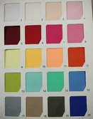 Color Charts Cards