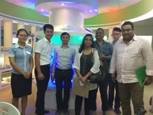 Customer visiting