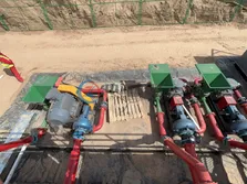 Customer's drilling scene