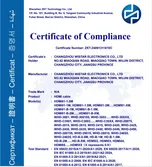 Certificates