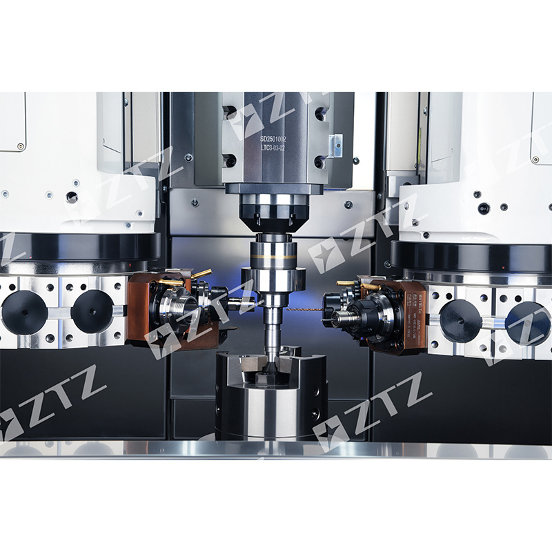 Strong Rigidity Heavy Duty CNC Double Turret Vertical Lathe