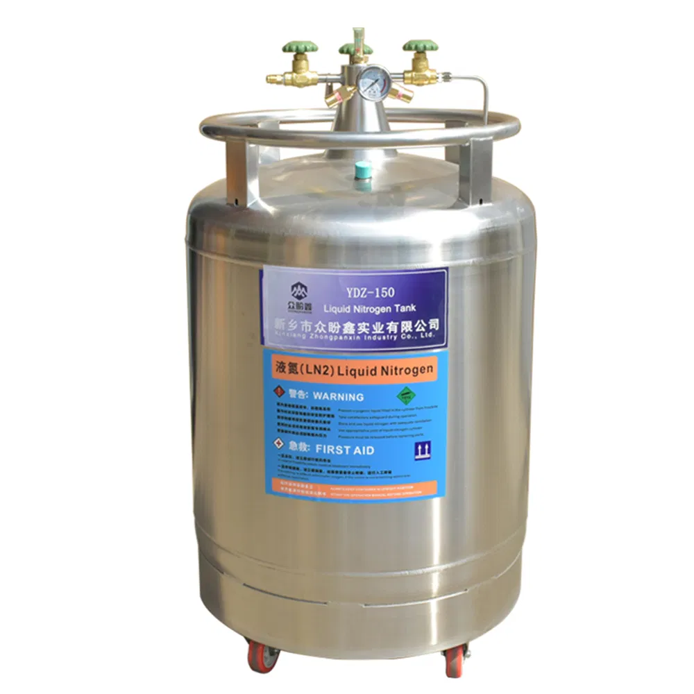 Ydz-100 Big Capacity Pressurized Liquid Nitrogen Dewar Ln2 Transport Nitrogen Tank
