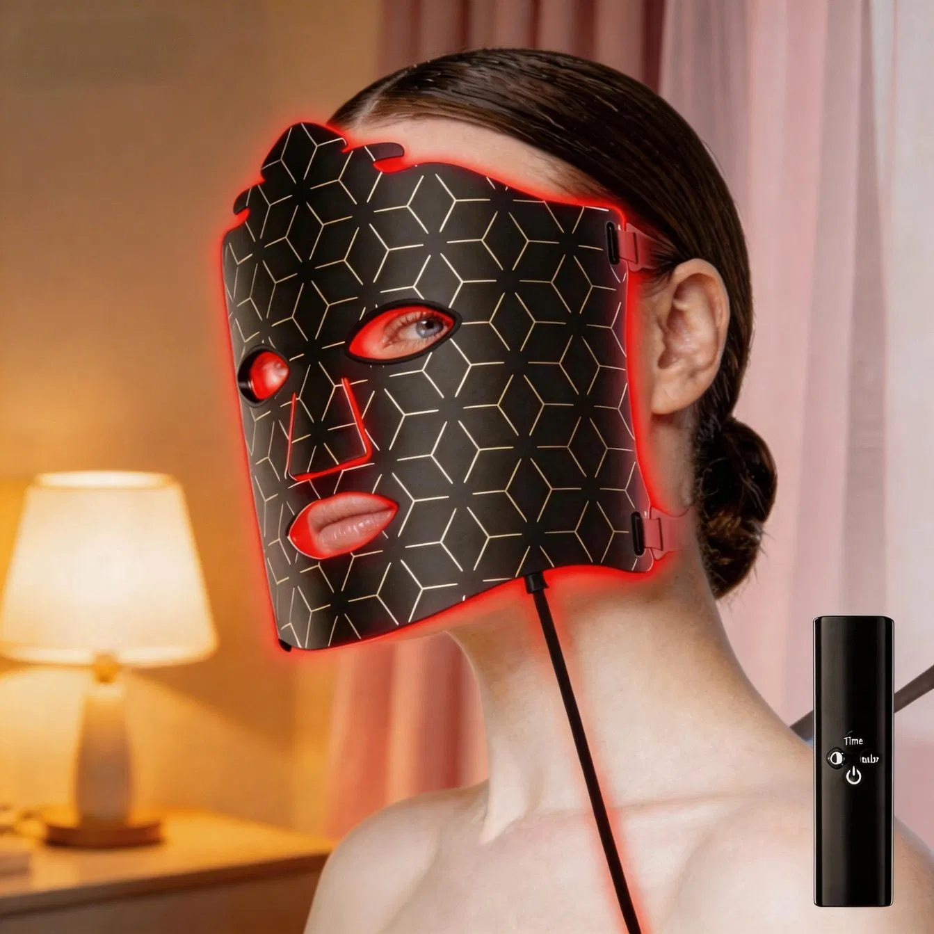 Multi-Color LED Light Therapy Mask for Acne and Revitalizing