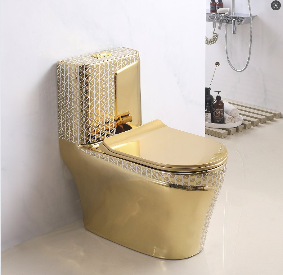 Comfort Height Wc Bathroom Ceramic One Piece Sanitaryware Bathroom Toilet with Accessories