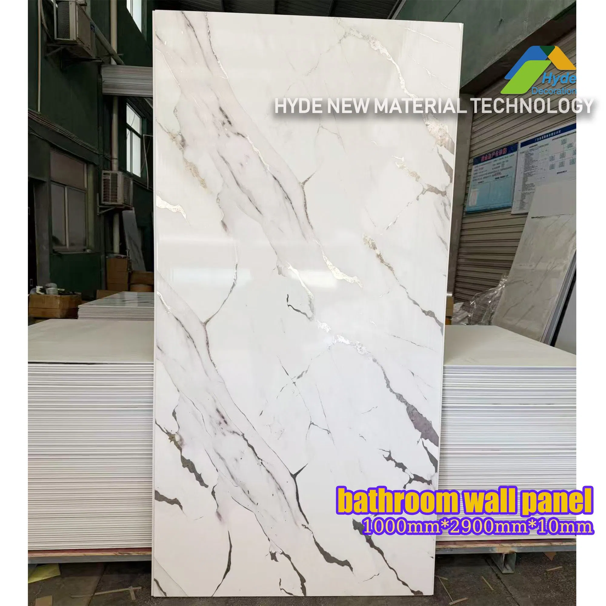 Modern Commercial 1000X2400mm Large PVC Waterproof Bathroom Wet Wall Shower Panels UK