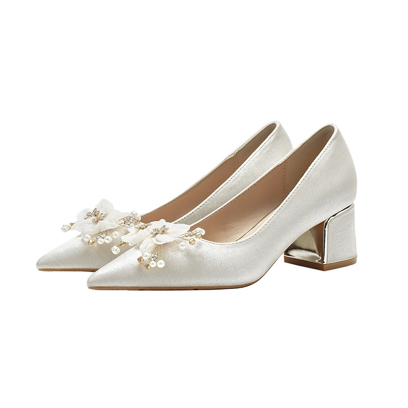 Fa-130 Wedding Shoes, Bridal Shoes, Non Tiring Feet, Plus Size Bridesmaid Shoes for Women