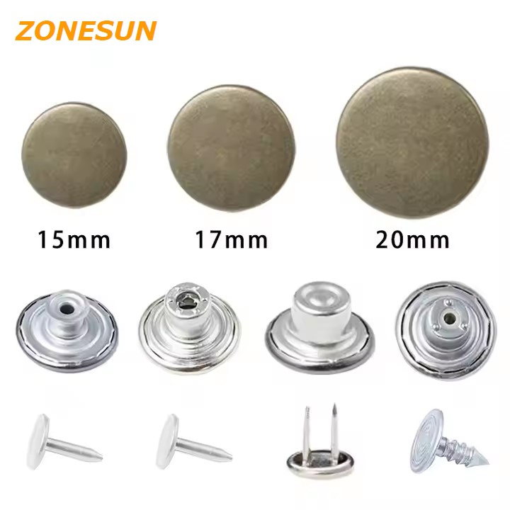 Classic Denim Buttons Shank Button Metal Button