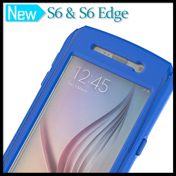 Full Sealed Protective Waterproof Case for Samsung Galaxy S6 & S6 Edge with Power & Volume Buttons