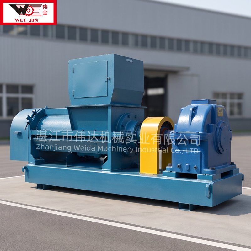 Turnkey High-Performance Single Helix Rubber Crushing Cleaning Machine, CE Certified with 12-Month Warranty & Technical Support