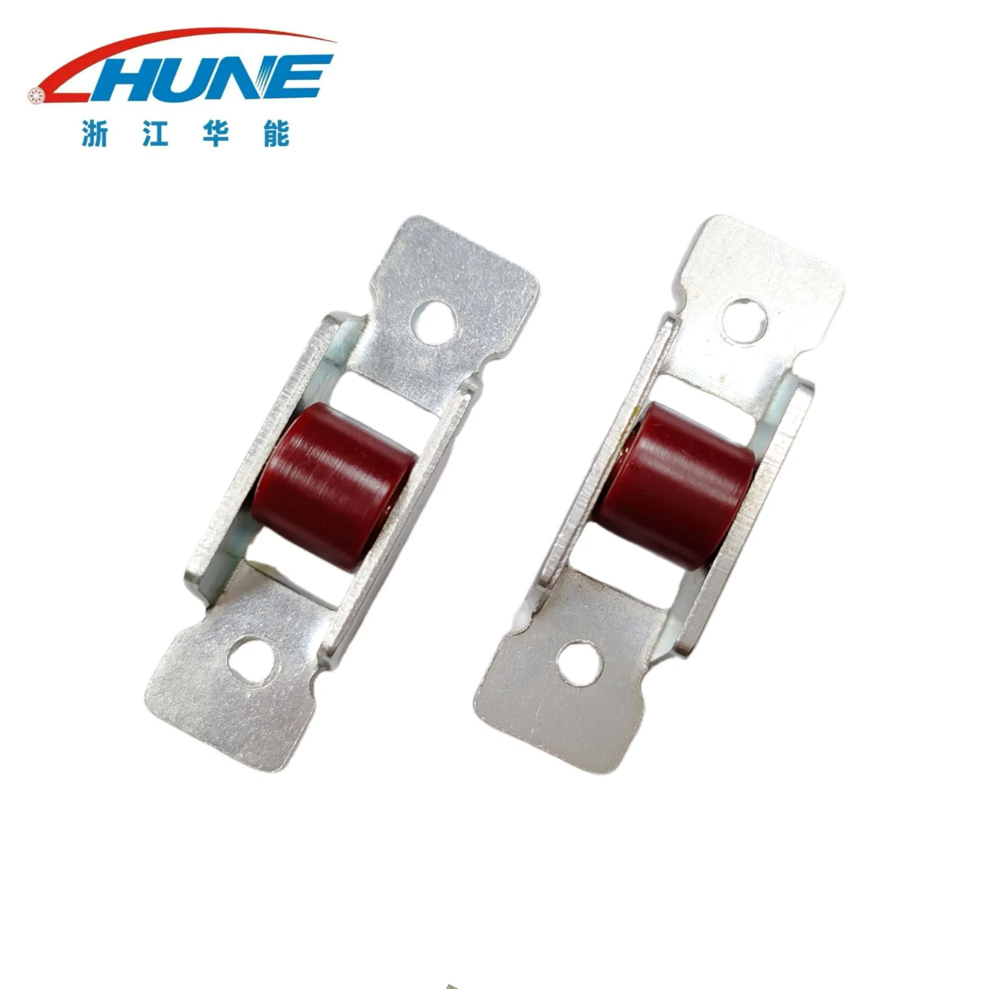 Zinc Plated Steel Frame Single POM Wheel Roller Window Hardware for Sliding Windows