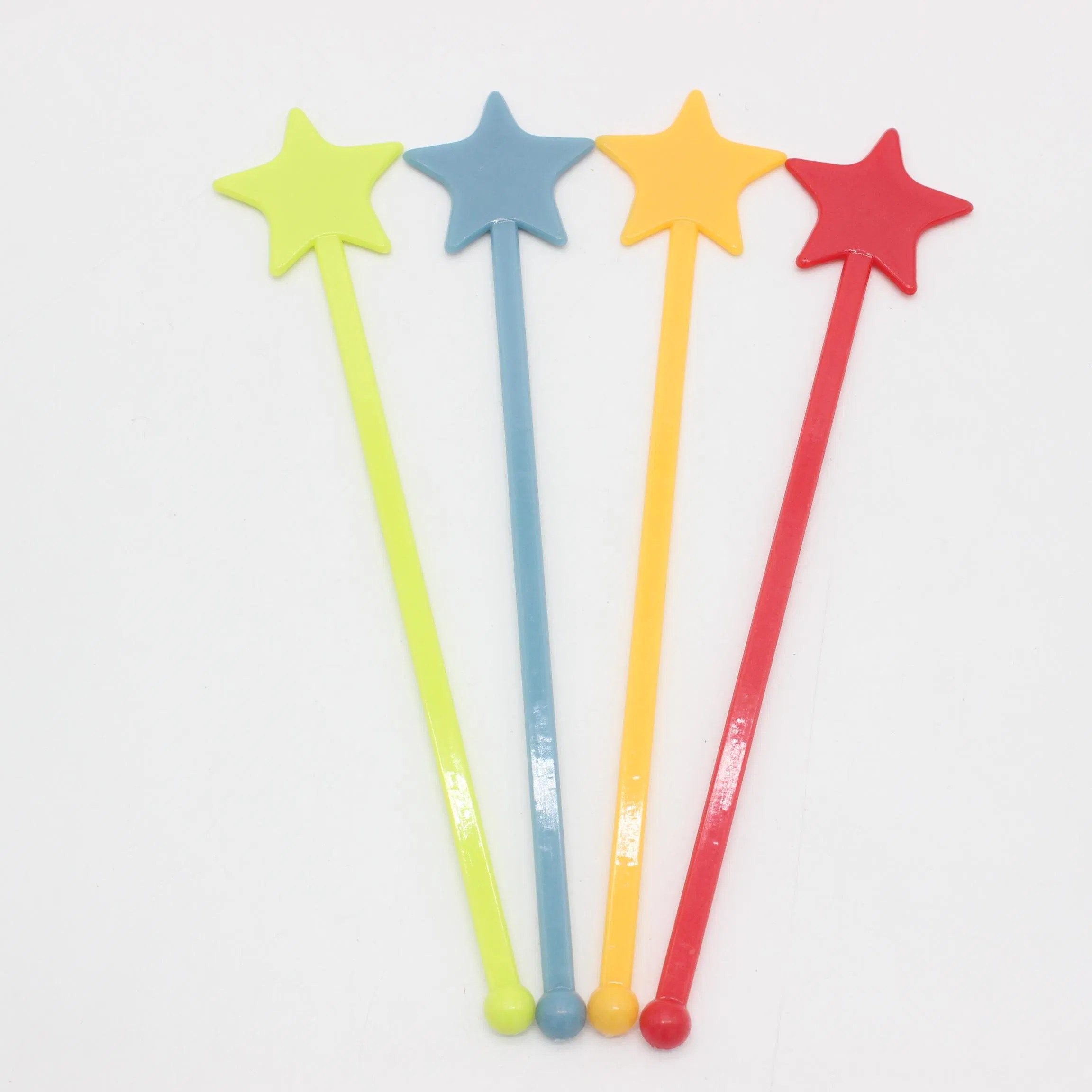 Elegant Star-Shaped Swizzle Sticks for Chic Cocktail Mixing