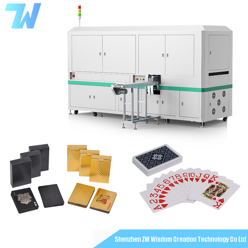 Automatic Poker Cards Slitter Collator Playing Cards Making Machine