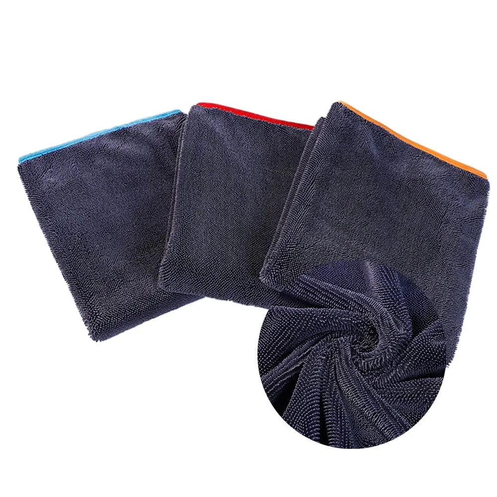 Korean Quality 1200GSM Twisted Loop Microfiber Drying Towel for Car Wash Towels