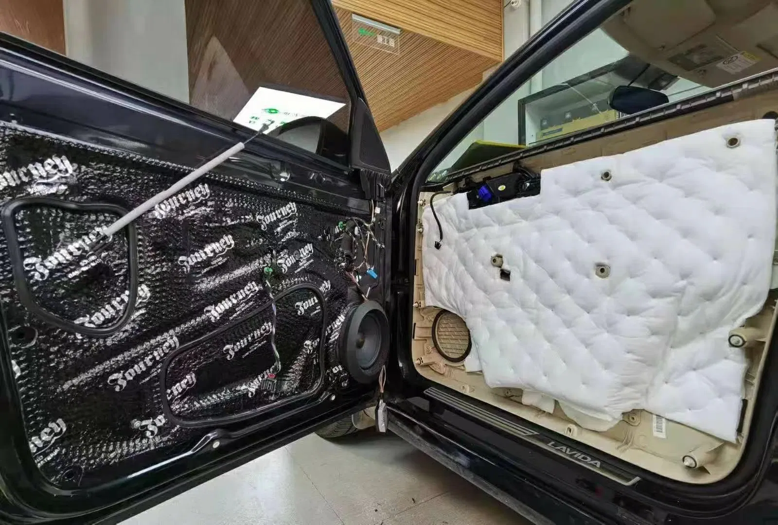 Car Soundproofing Material Sound Proof Insulation Auto Sound Deadening White Cotton Deadener