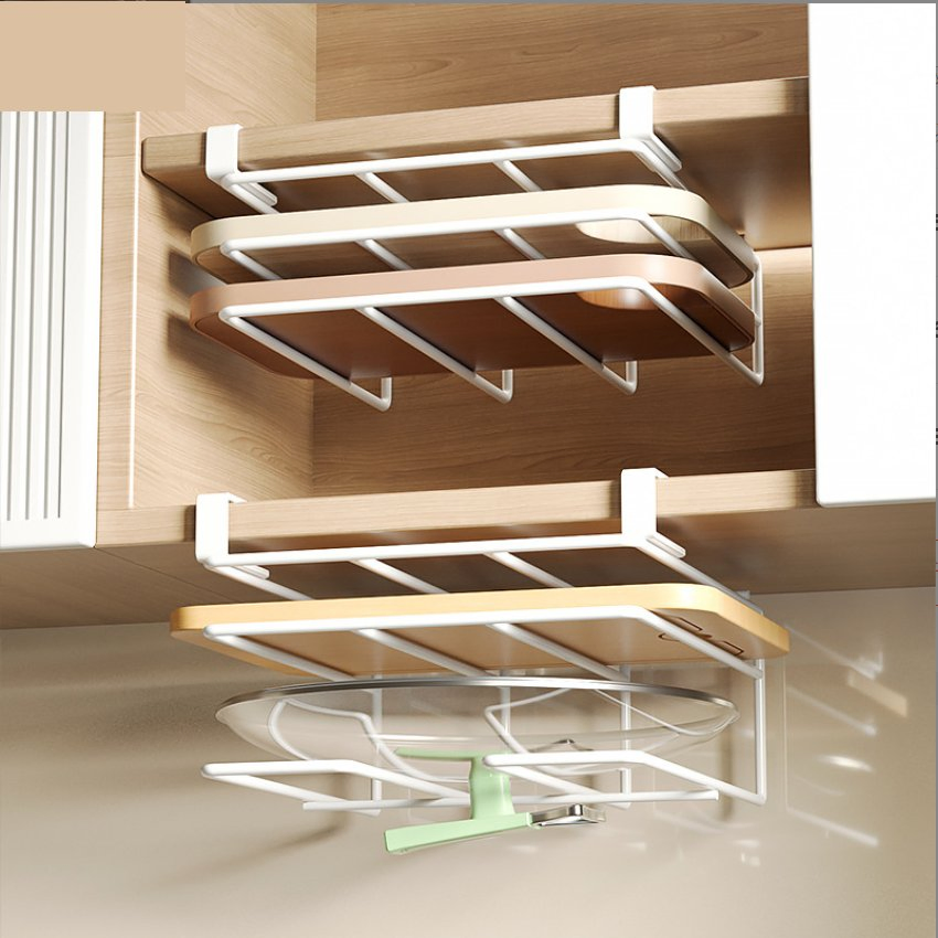New Assembled Cupboard Hanger Rack Multifunctional Chop Board Organize Rack