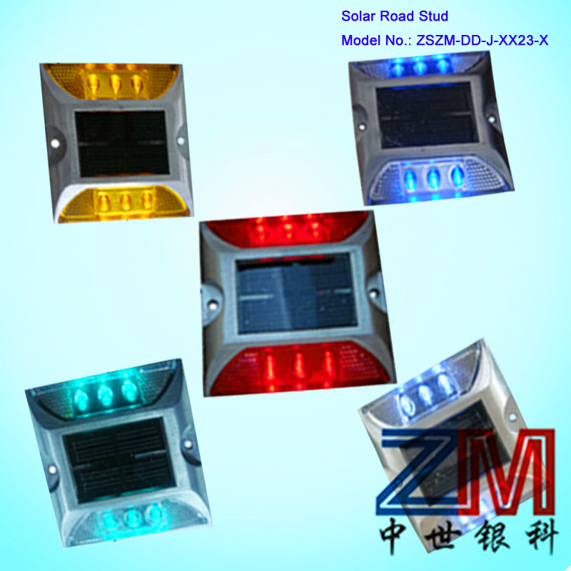 Aluminum Alloy LED Solar Road Stud / Marker / Cat Eye