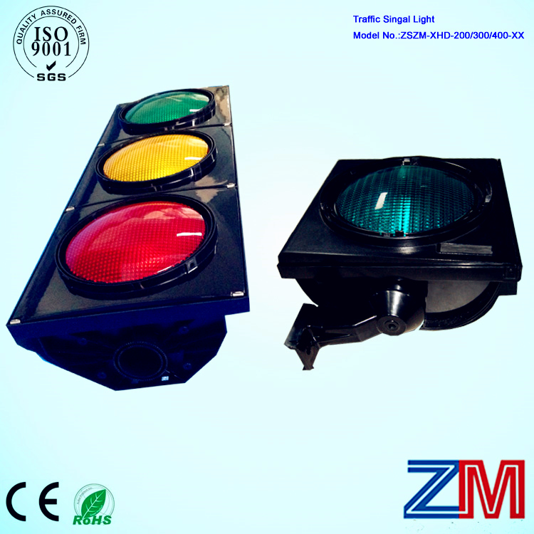 En12368 Diameter Customized R/Y/G Traffic Light with Fresnel Lens
