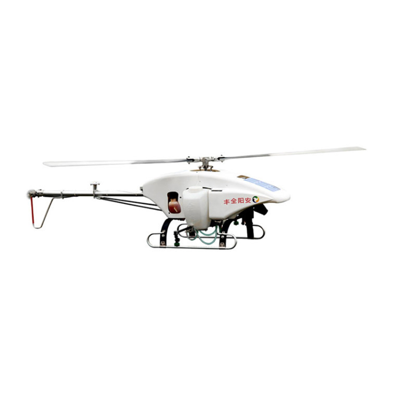 Quanfeng Agricultural-Drone with 12LTR-Drum-Capacity and Single-Rotor for Farm/Crop Intellegence-Management on-Sale