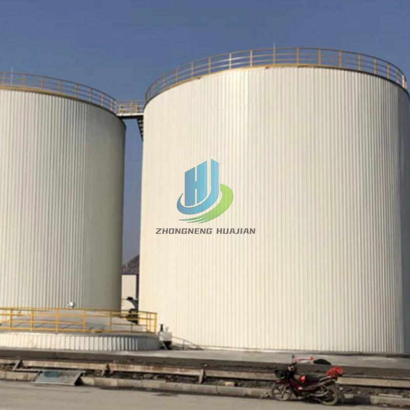 Industrial 5000 Ton Large Vertical Liquid Fuel Storage Tank for National Grain Oil Depot Project