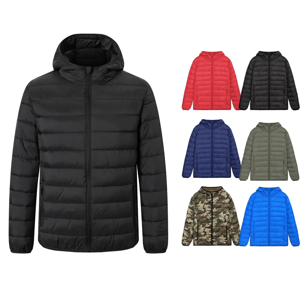 New Style Men Lightweight Nylon Waterproof/Windproof/Outdoor Breathable Packable Puffer Men Jacket