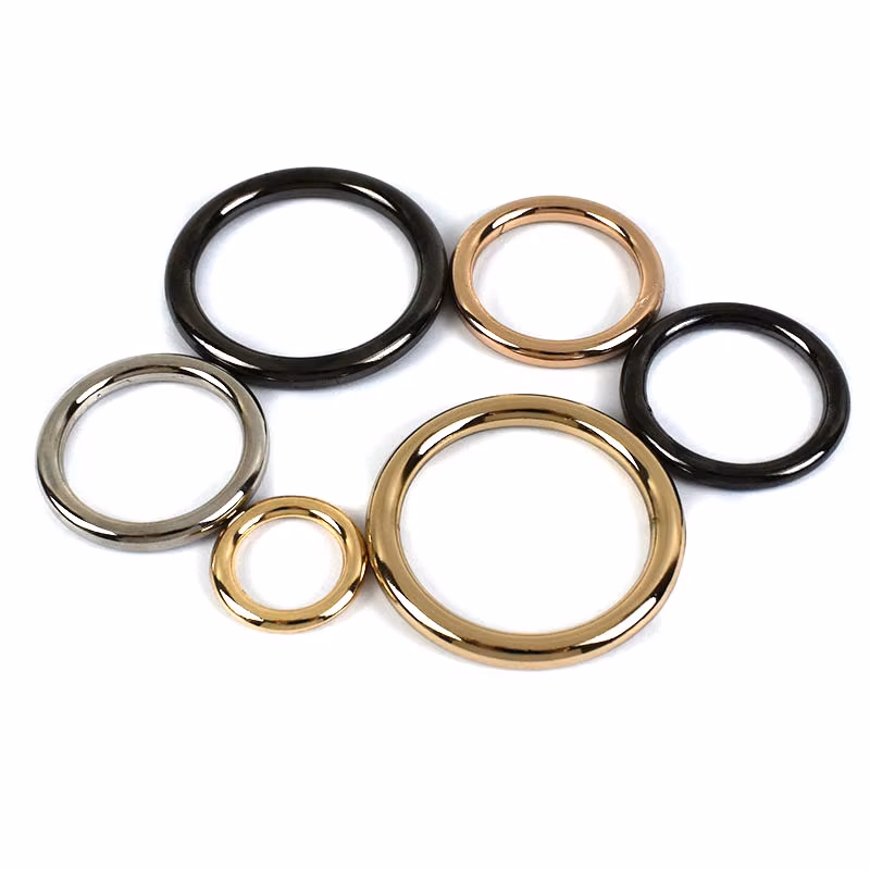 10-100mm Bag Strap O Ring Buckle Handbag Accessories Metal Clasp Hardware for Bags Shoes Hats