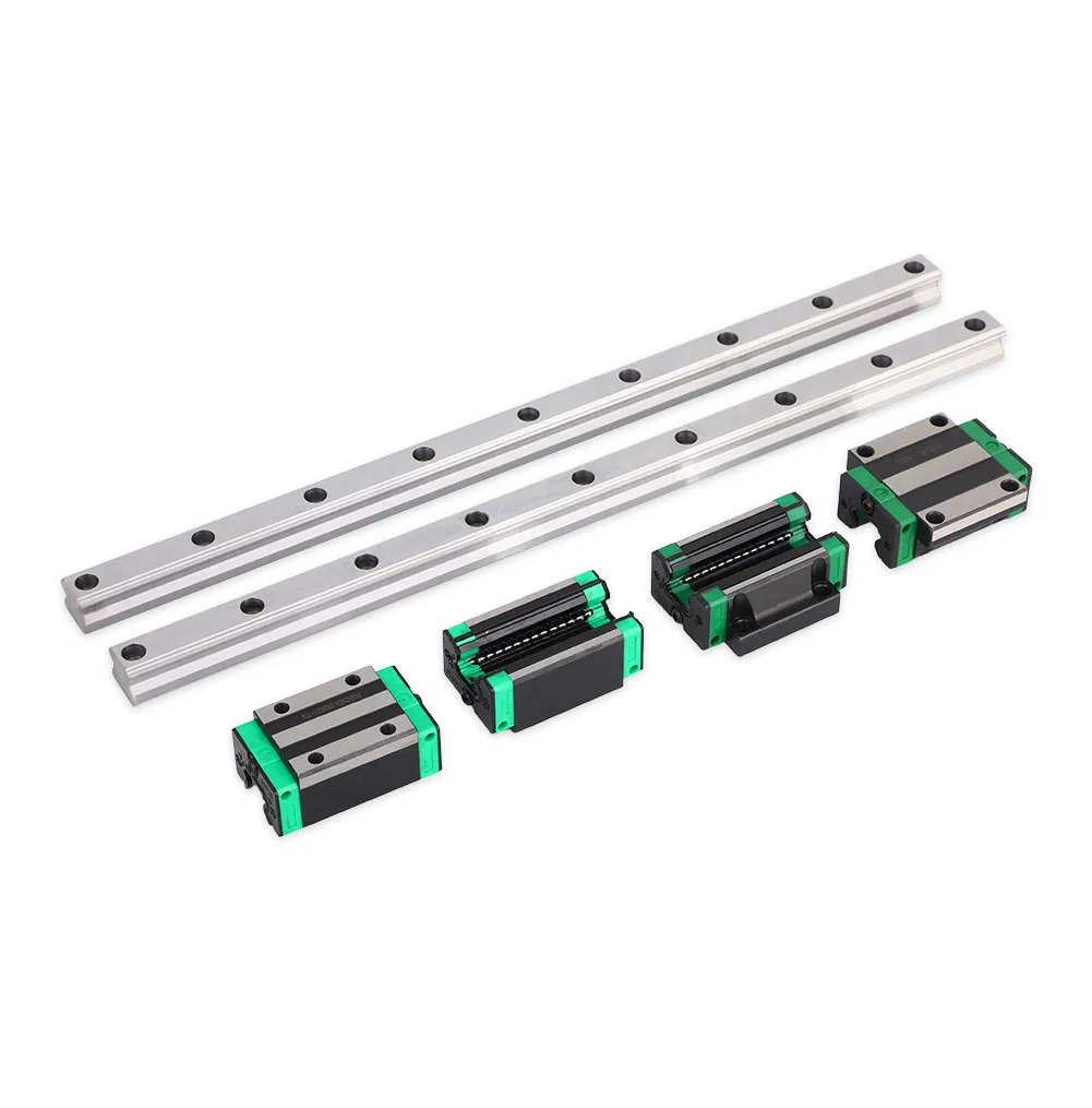 CNC Built-in Bearing Roller Linear Motion Guide Bearing Dual Shaft Roller Wheel Guide Drawer Linear Guide Drawer Slide Rail