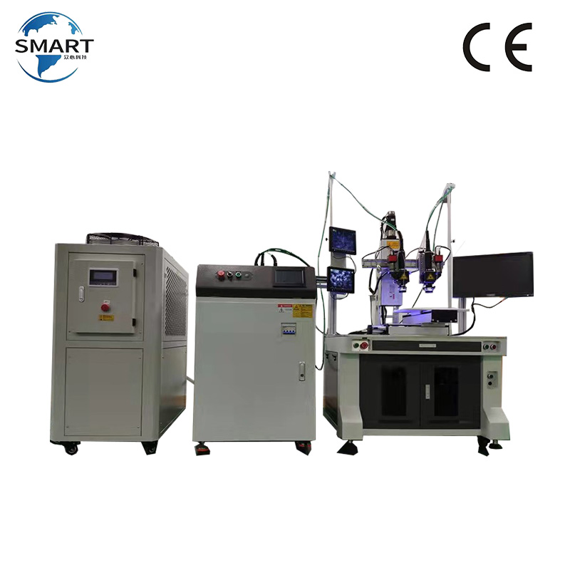 High Performance Nozzle Positioning Double Head Qcw Fiber Laser Welding Machine