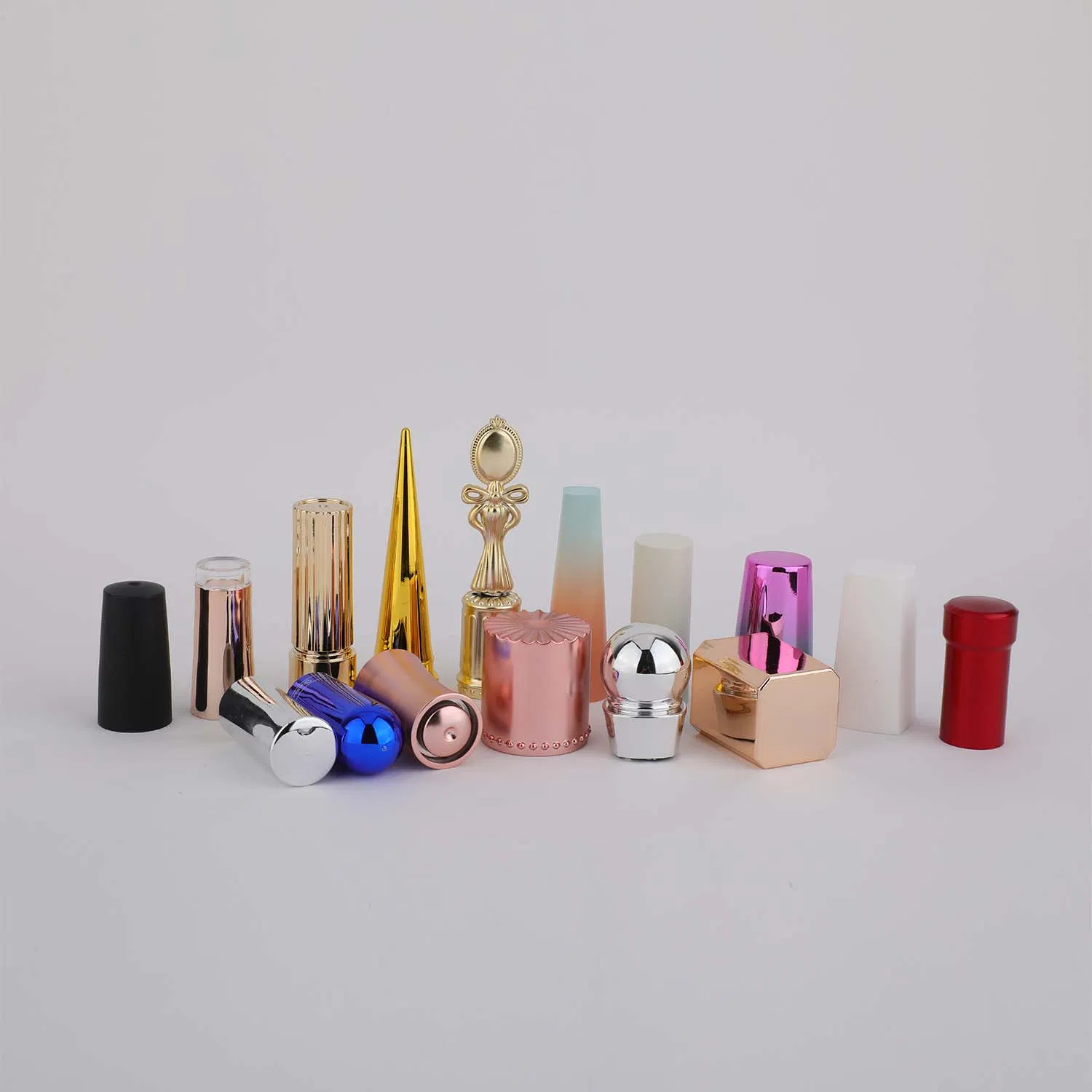 Factory Sale OEM Nail Polish Containers Empty Bottles Unique Cap with Brush