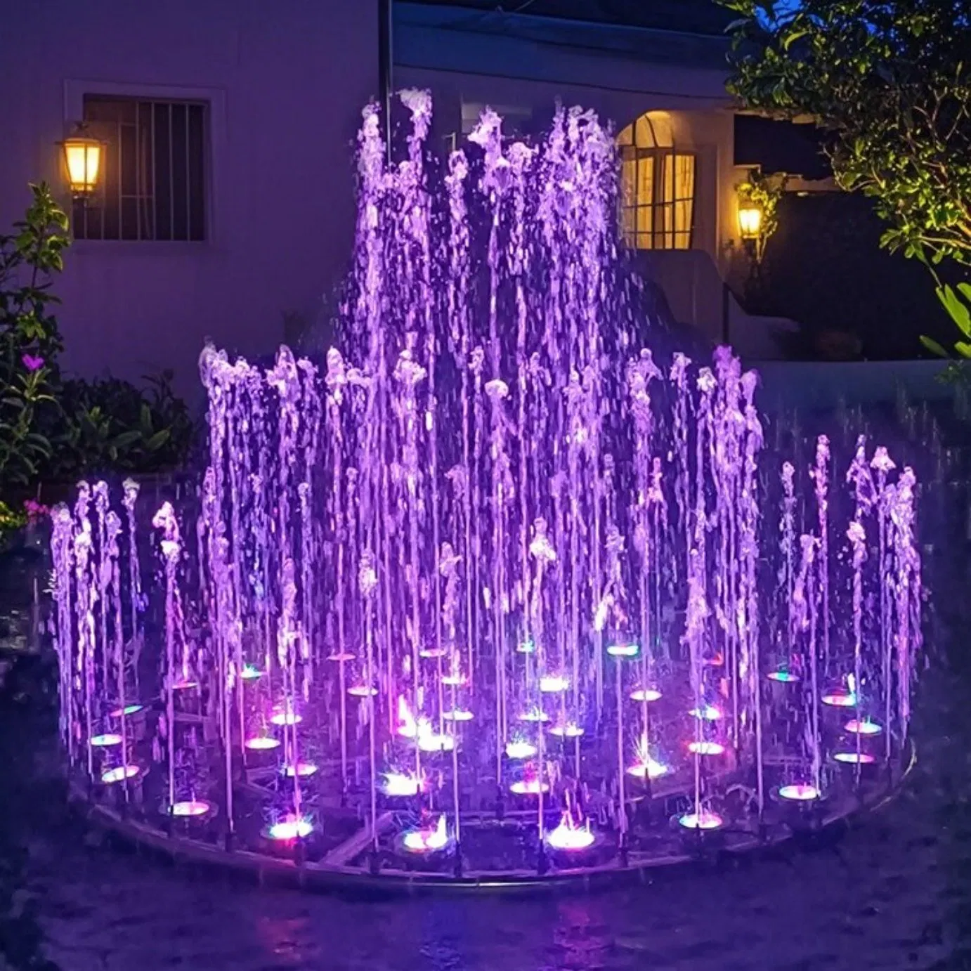 Small Garden Outdoor Water Features Equipment Music Water Fountain for Home