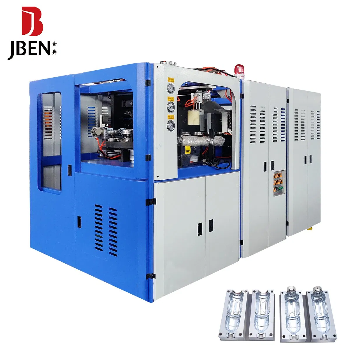 Fully Automatic Pet Bottle Blowing Machine Making Oil Bottles with Handle Feeding