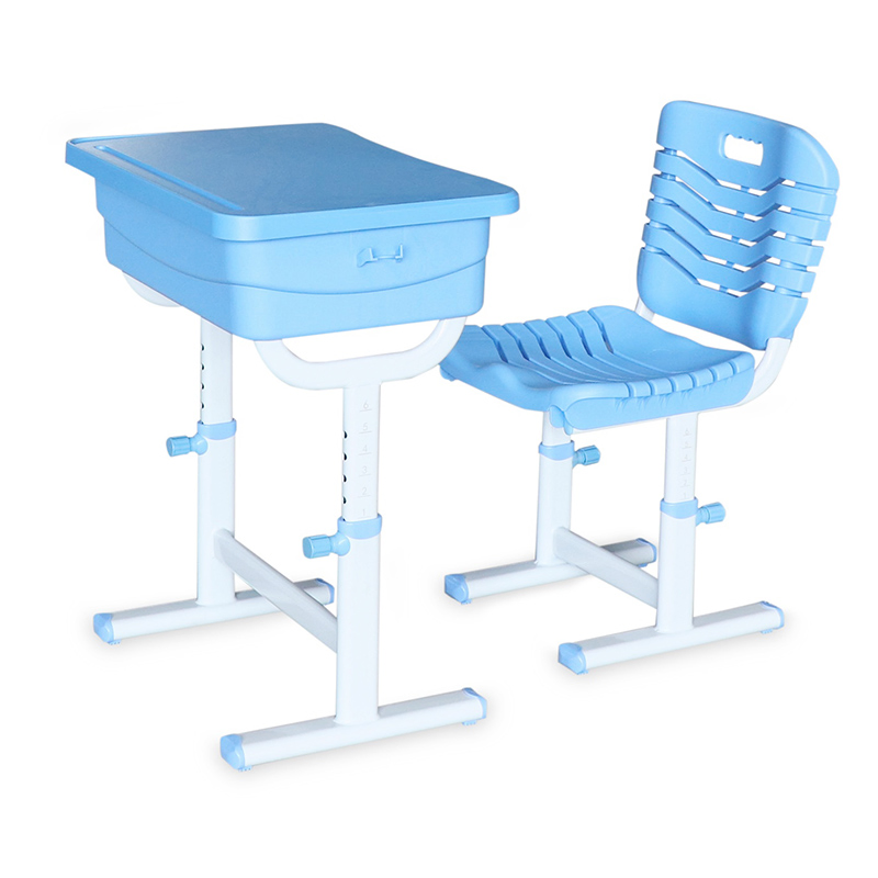 Comfortable Adjustable Plastic Primary School Desk Furniture Student Classroom Table Chair