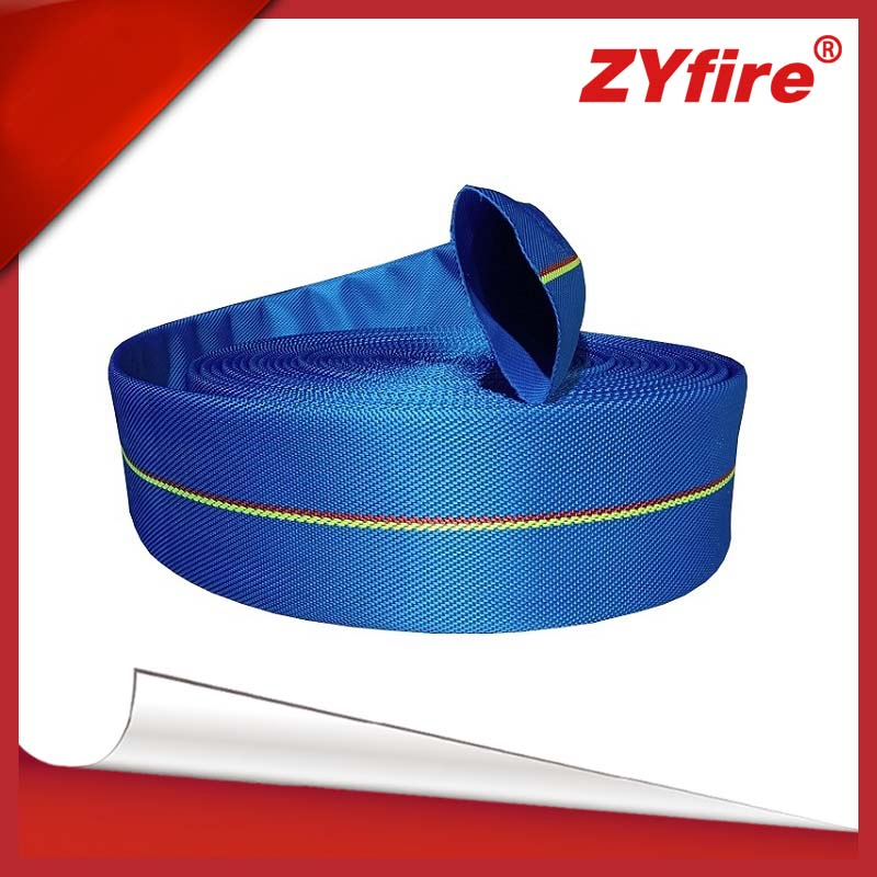 Blue Color TPU Lining Coated Fire Hose PU Coating Fire Attack Fire Hose for Fire Fighting