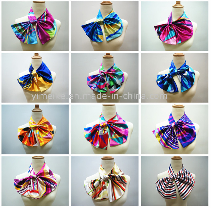 Wholesale Fashion Printed Multifunction Magic Silk Scarf Various Patterns in Stock