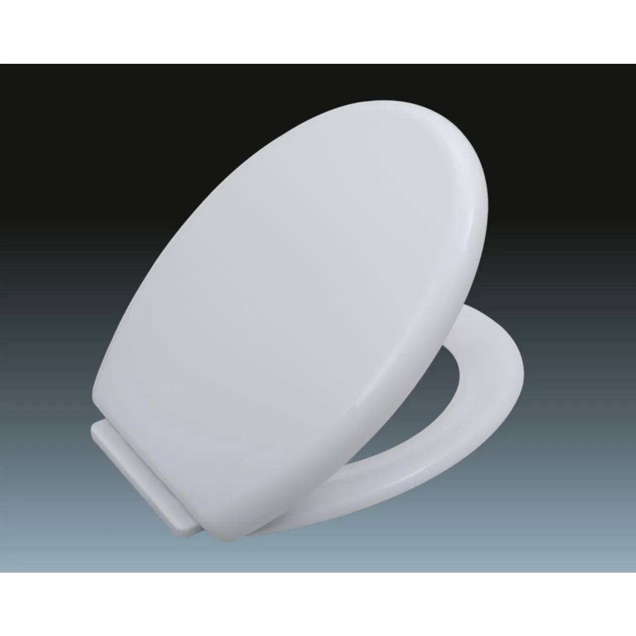 Shock Absorb Noise Reduce PVC Plastic Standard Soft Toilet Seats for Retail Showroom