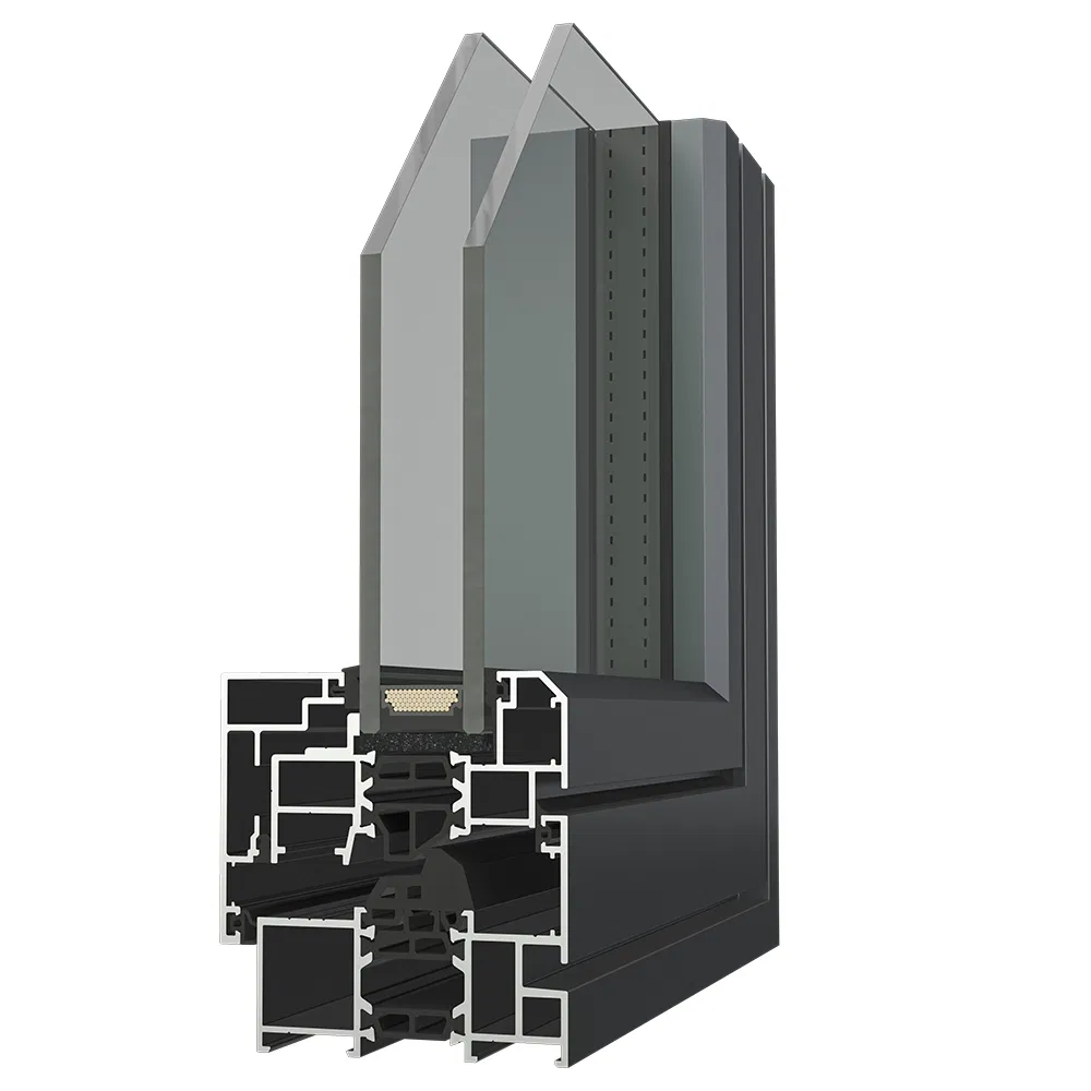 Stylish Aluminum Casement Window for Minimalist Interior