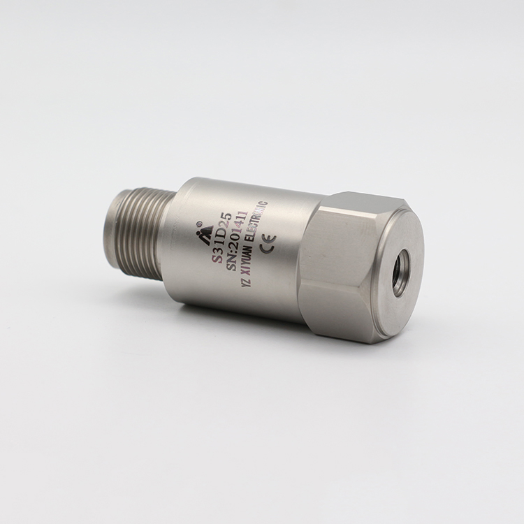 High Accuracy Piezoelectric Current Vibration Transducer Vibration Sensor Transmitter Output 4 to 20mA for Industrial Monitor