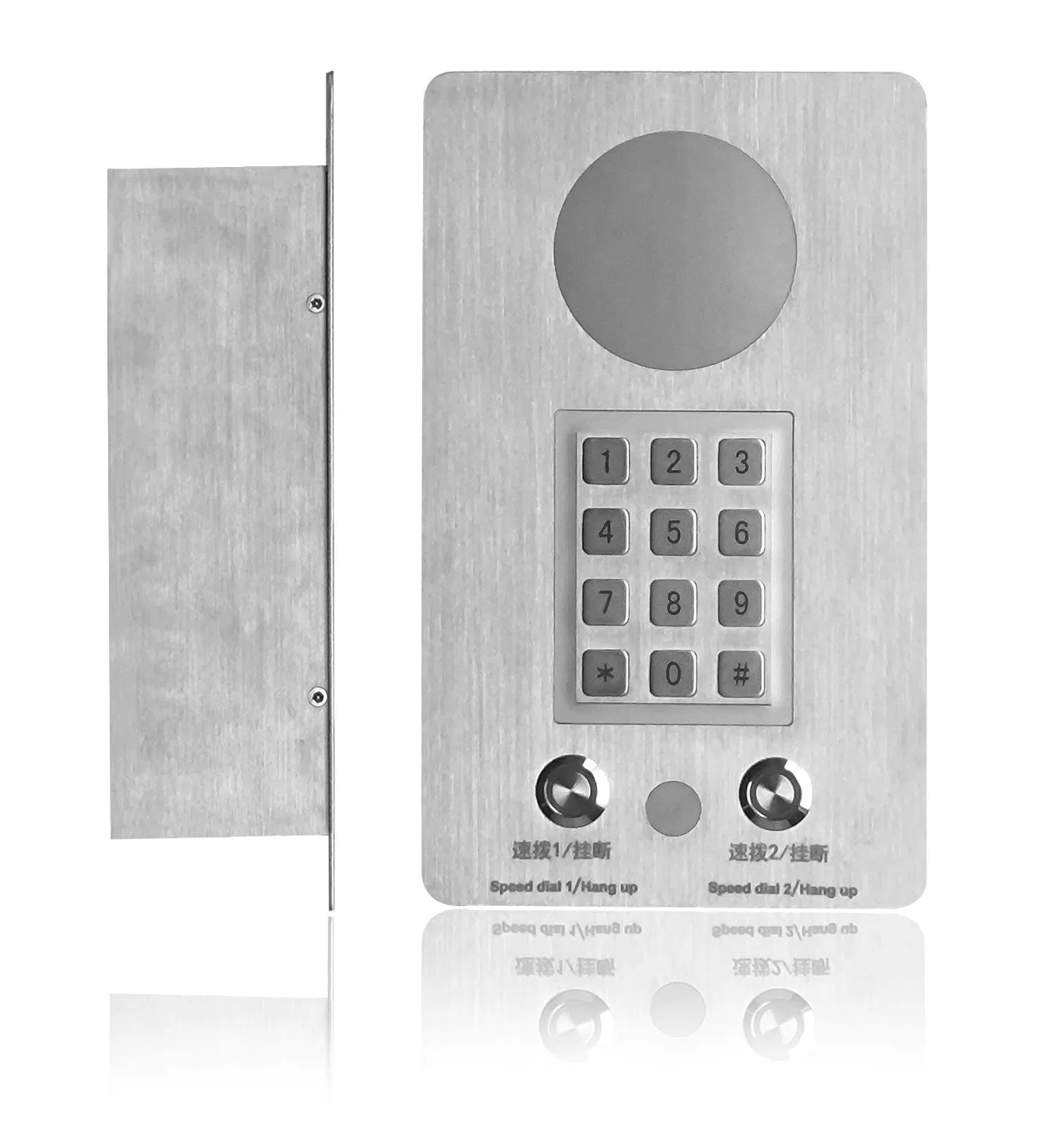 Clean Room Telephone Stainless Steel Microcellular Structure Call Box Intercom Telephone