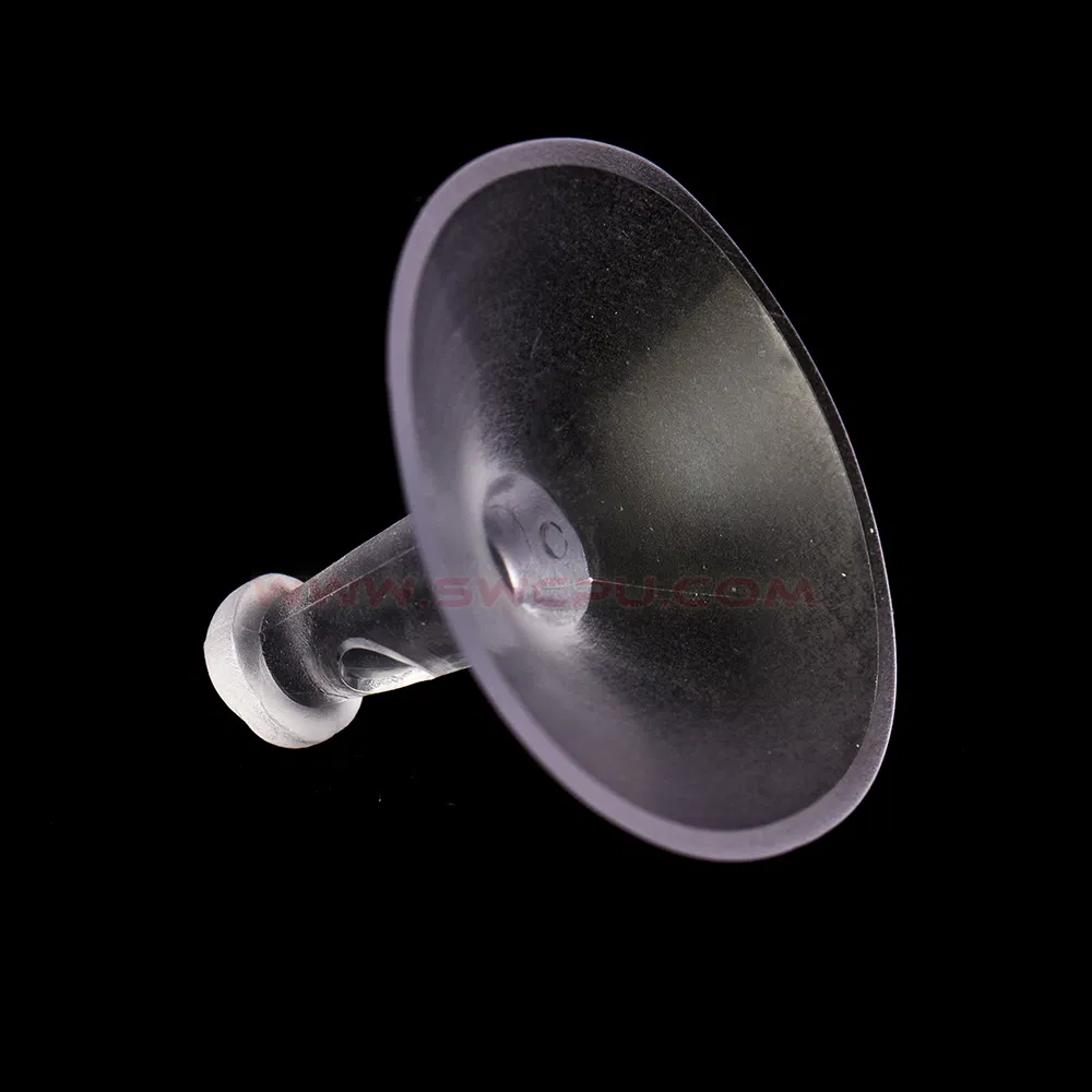 Transparent Vacuum Silicone Rubber Sucker/Suction Cup for Glass