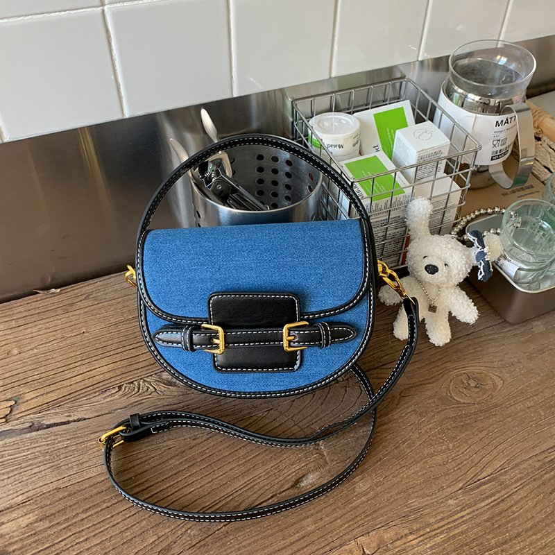 Handbag, Crossbody Bag, High-End Retro Saddle Bag