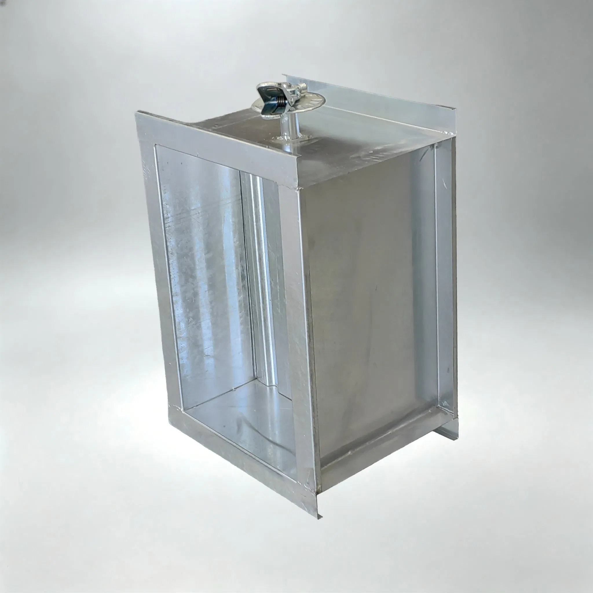 Manual Galvanized Steel Multi-Blade Air Volume Control Damper for HVAC Ventilation