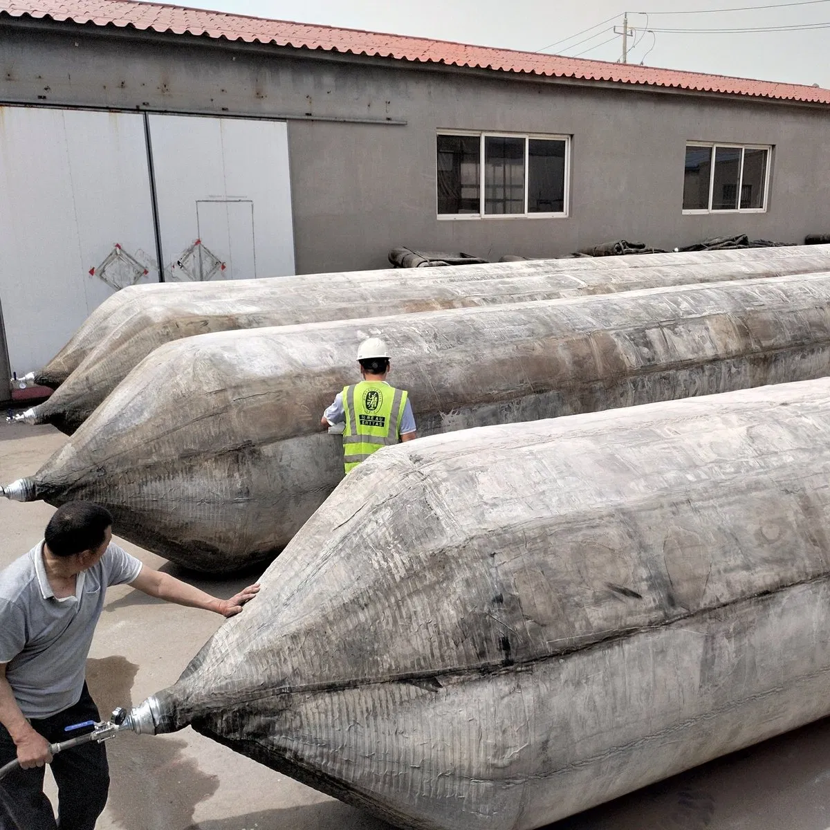 Marine Rubber Balloon Ship Launching Airbags for Boat Vessel Barge